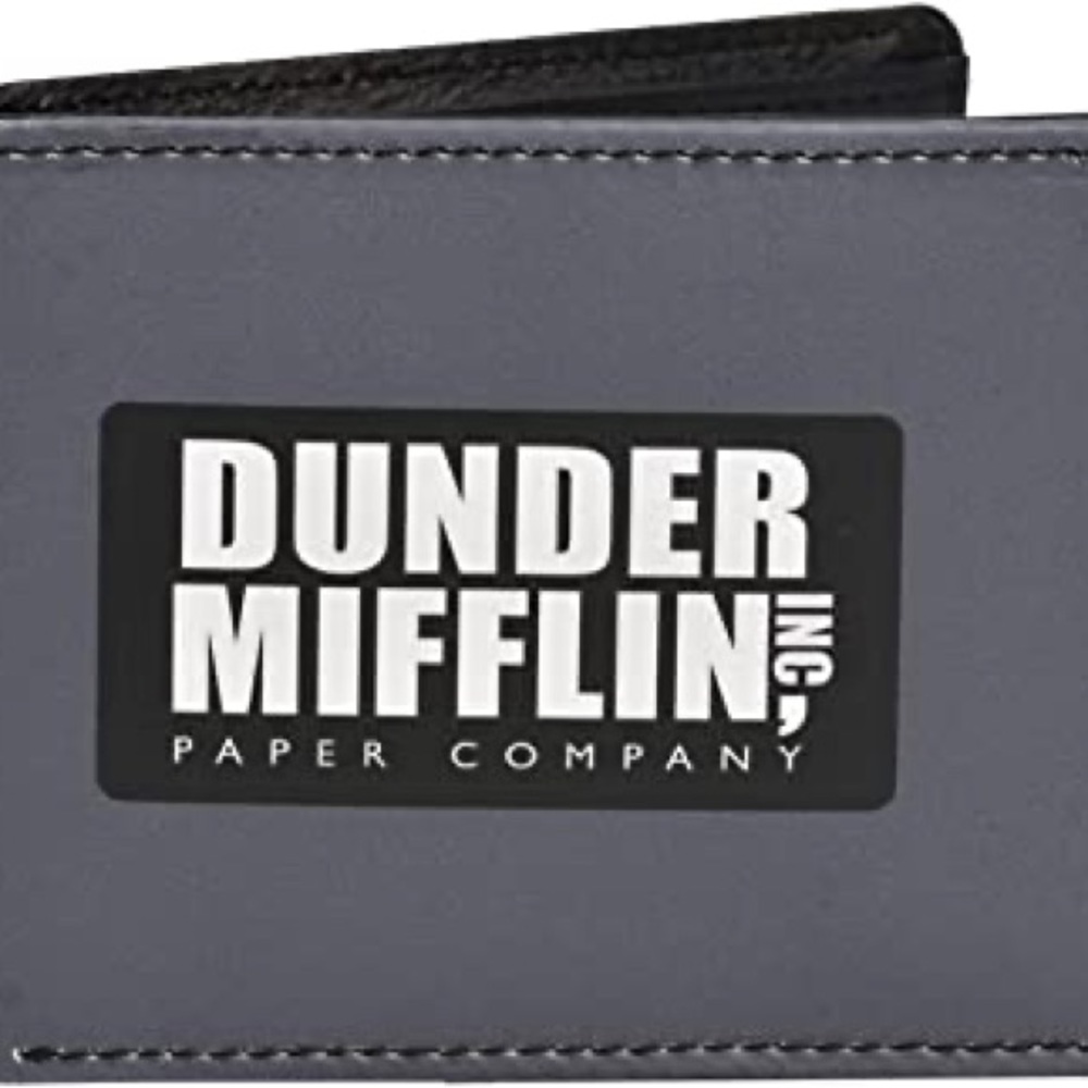 CONCEPT ONE DUNDER MIFFLIN THE OFFICE BIFOLD WALLET GREY NWOT